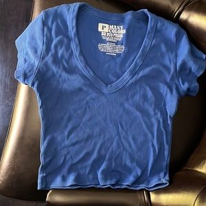 Big Bud Press cropped v-neck size P
